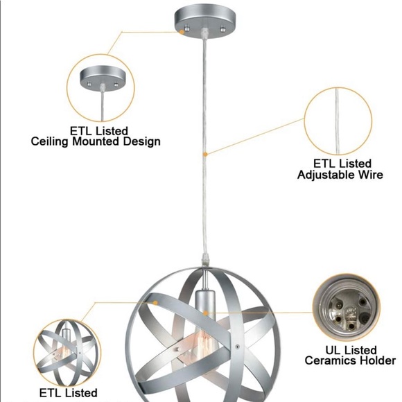 New in the box light fixture - Picture 3 of 4
